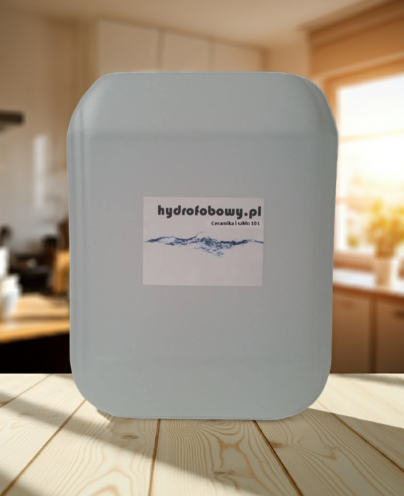 nano powłoka hydrofobowa do ceramiki i szkła 10 litrów poziom jakości standard